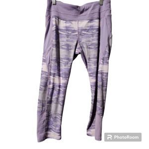 Athleta Women’s Size Small Purple Lavender Capri Yoga Gym Pants